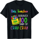 This Teacher Survived 100 Days Of Cray Cray Apparel T-Shirt - T-Shirt | Black