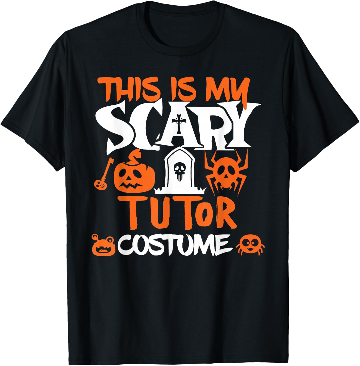 Tutor Halloween Shirt Costume Funny School T-Shirt - T-Shirt | Black
