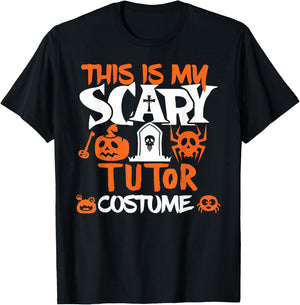 Tutor Halloween Shirt Costume Funny School T-Shirt - T-Shirt | Black