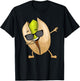 Pistachio Art Women Nut Food Lover Vegan Pistachios T-Shirt - T-Shirt | Black