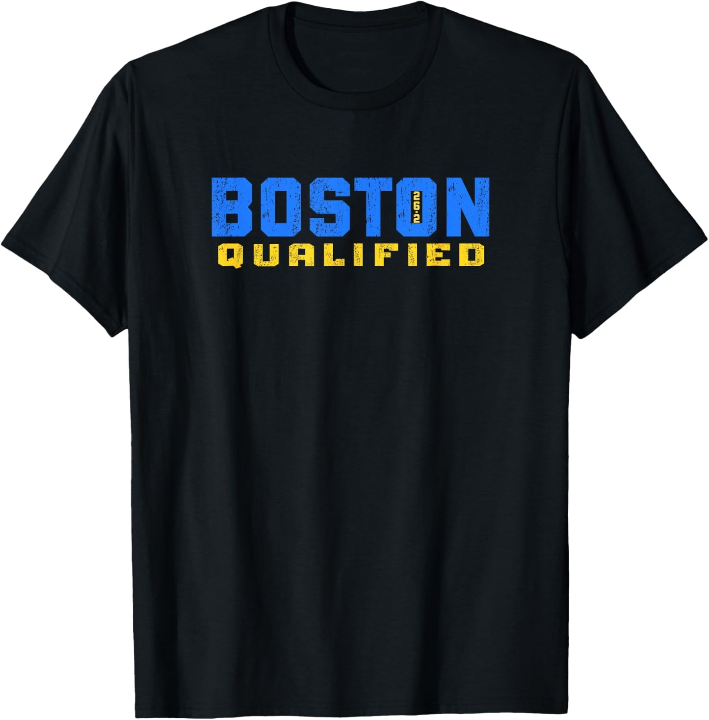 Boston 26.2 Qualified Shirt Runner in Training Qualifier T-Shirt - T-Shirt | Black