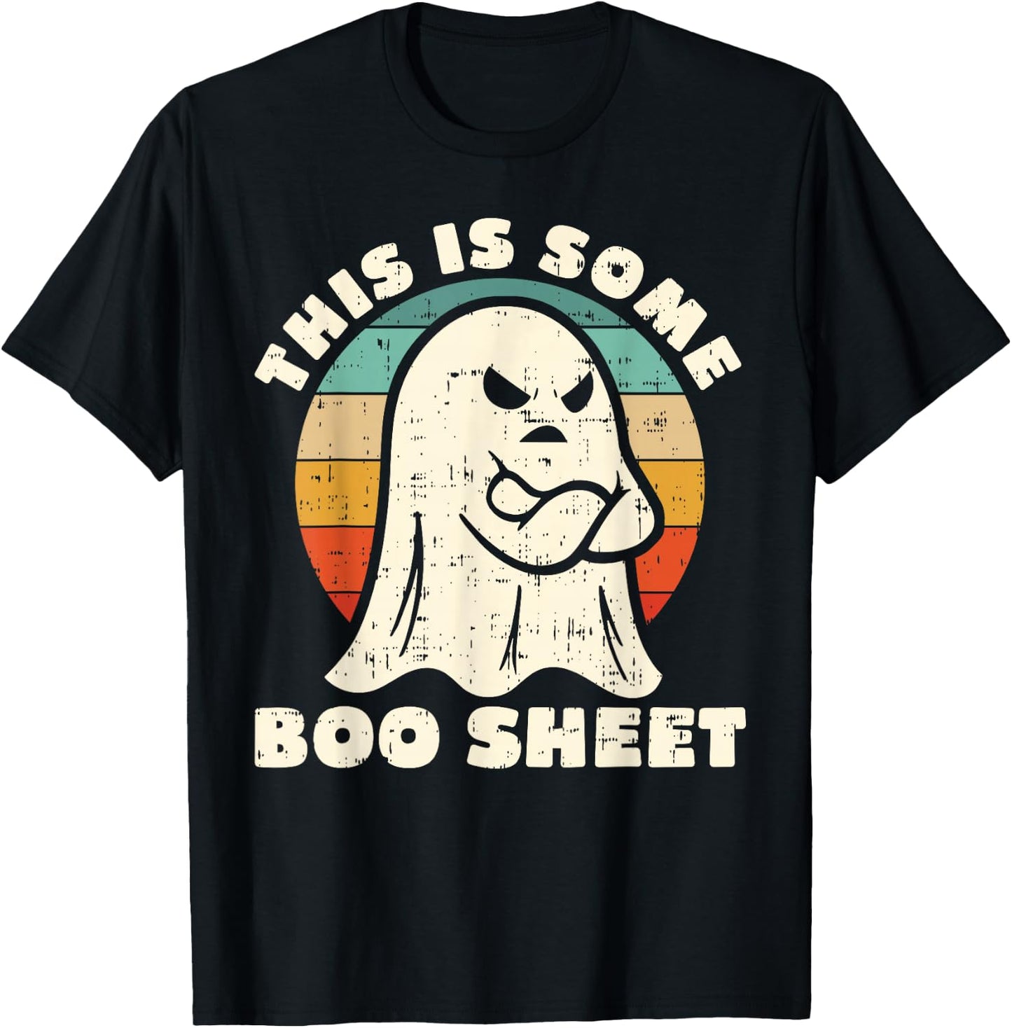 This is Some Boo Sheet Funny Halloween Costumes Men Women T-Shirt - T-Shirt | Black