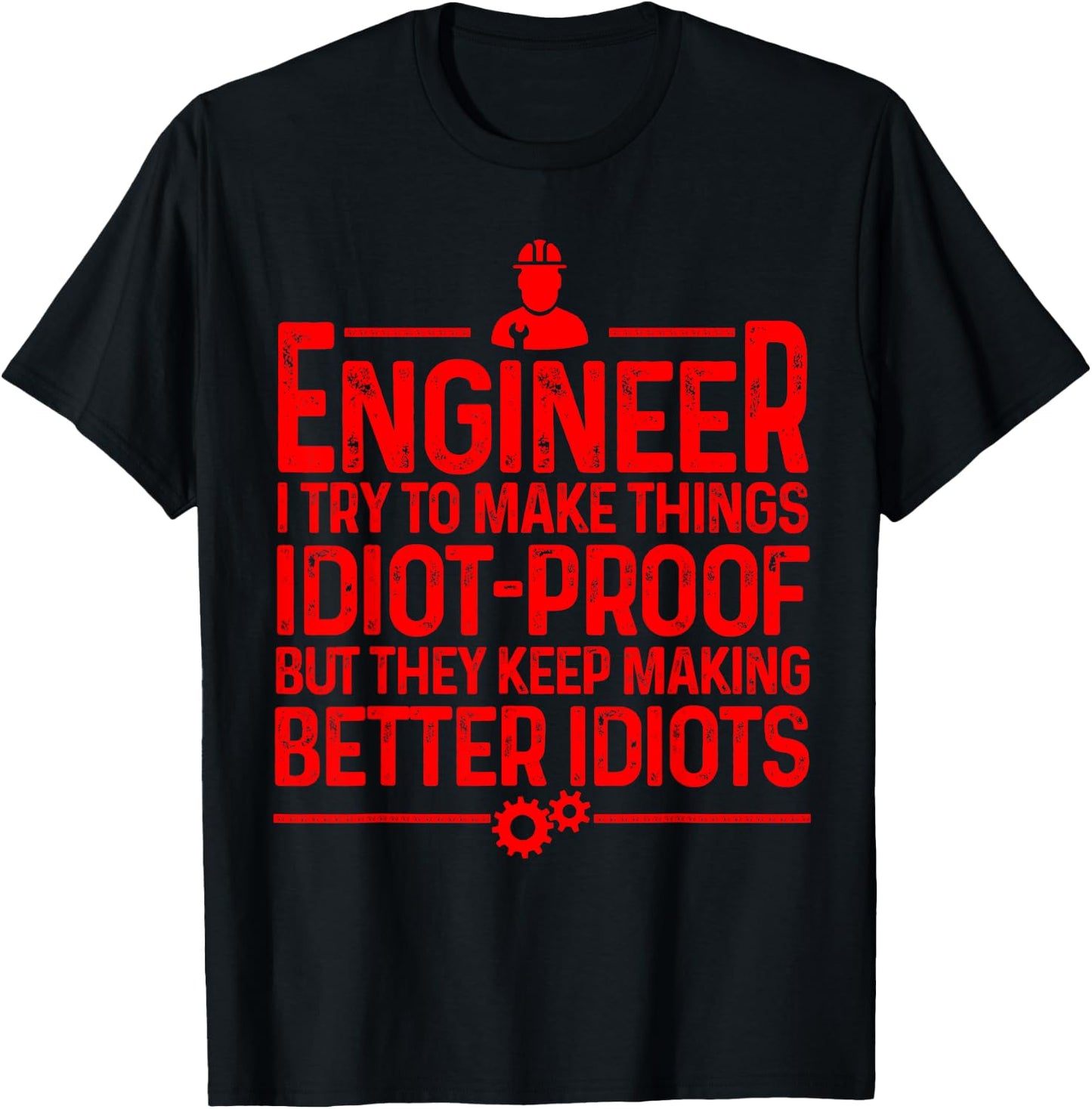 Funny Engineer Gift Women Cool Engineering Mechanic T-Shirt - T-Shirt | Black