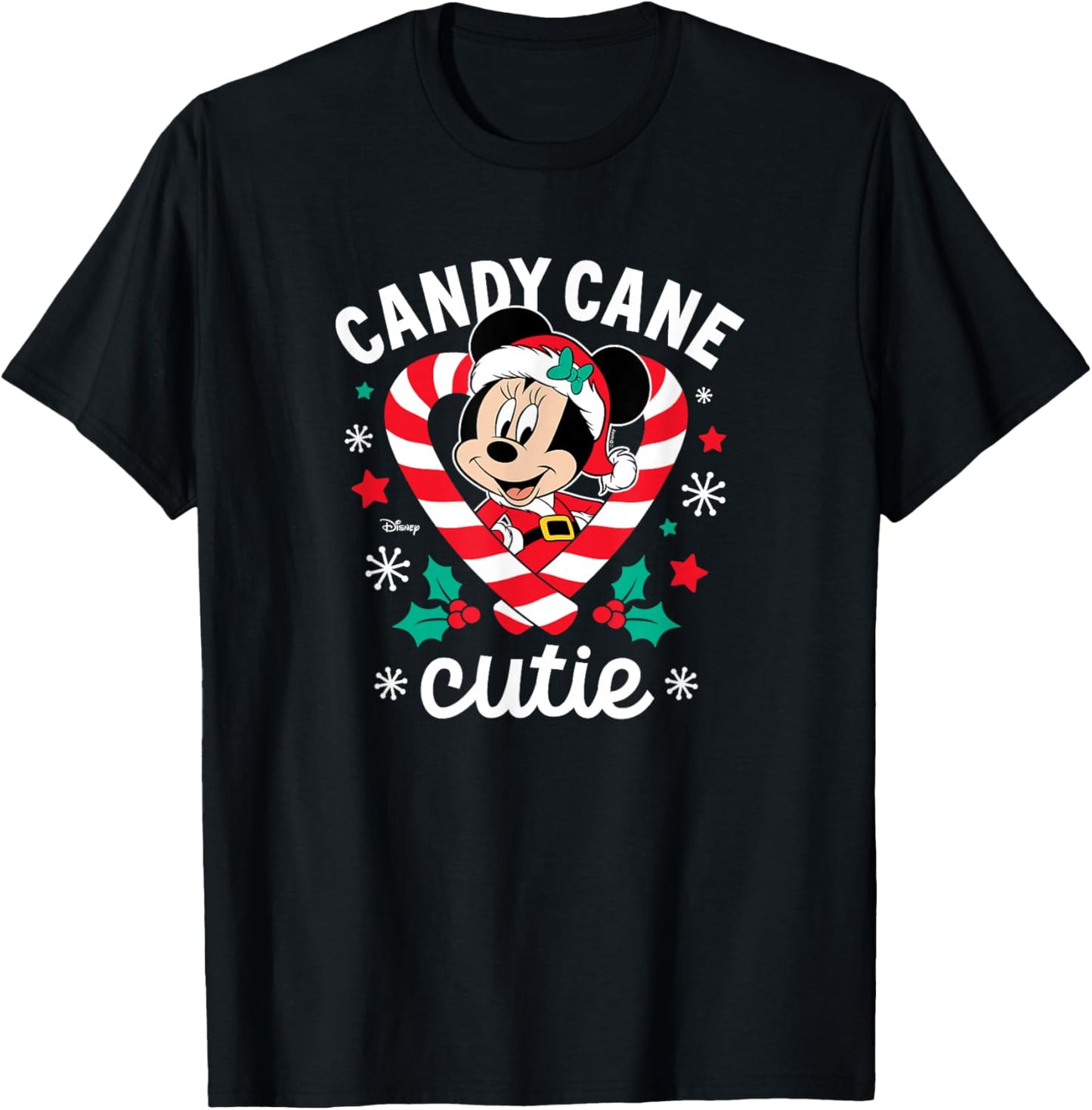 Disney - Minnie Candy Cane Cutie T-Shirt - T-Shirt | Black