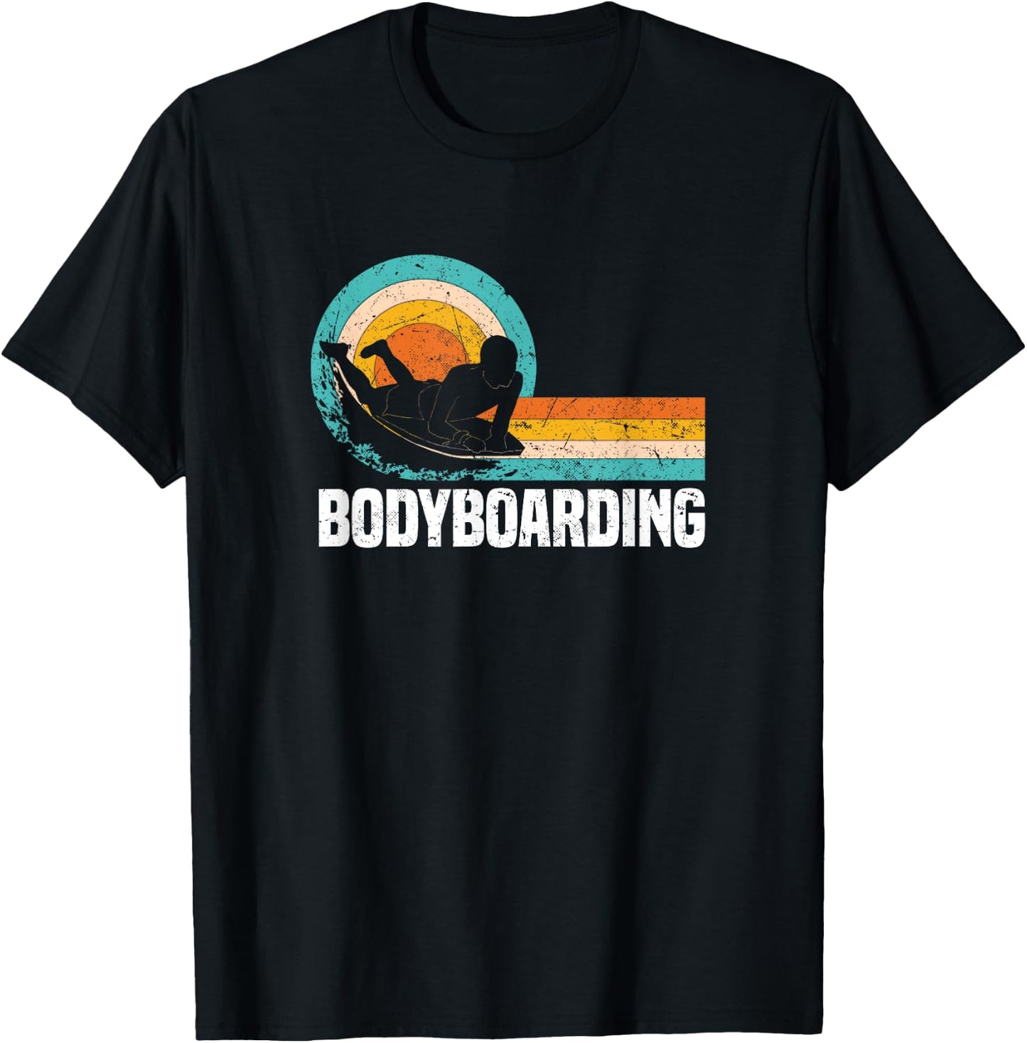 Bodyboarding | Bodyboarder Water Sports T-Shirt - T-Shirt | Black