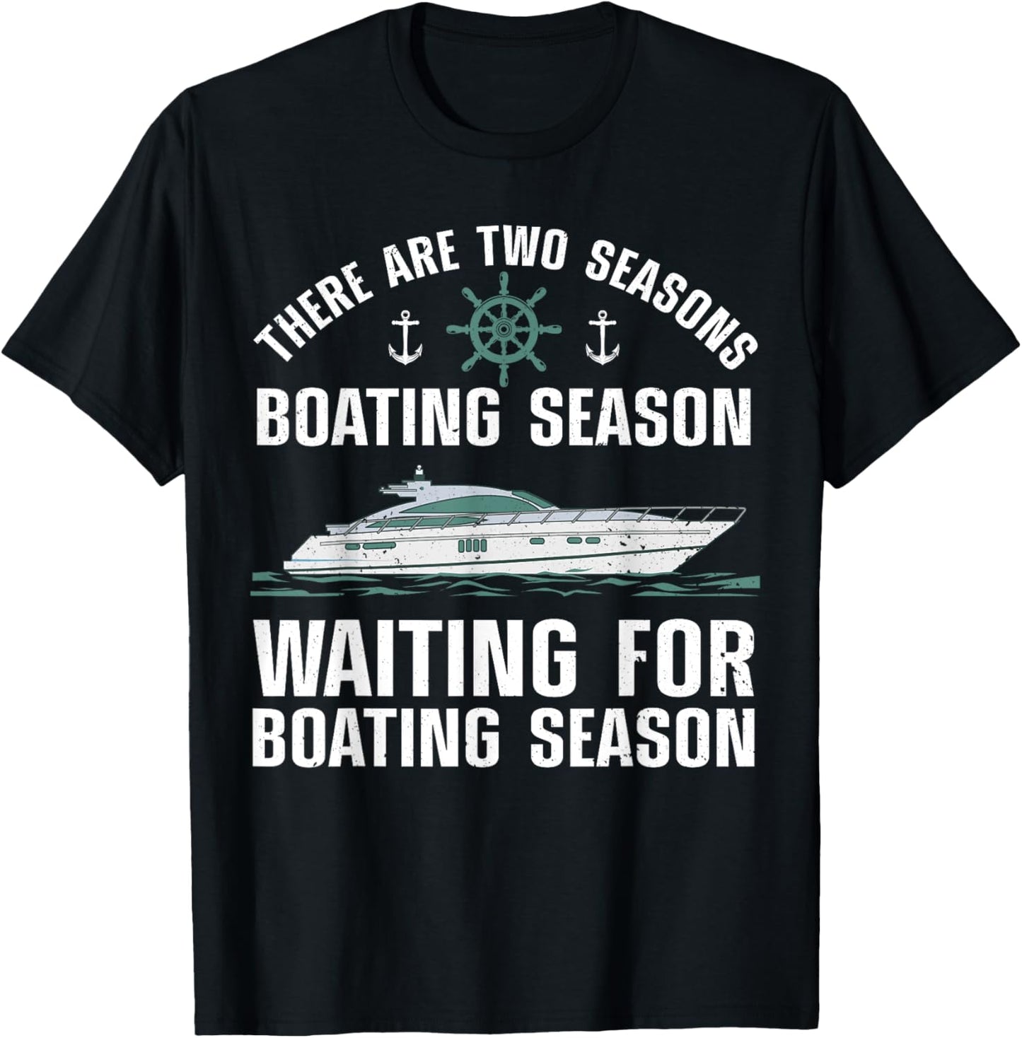 Funny Boating Design Women Boater Boating Boat Lover T-Shirt - T-Shirt | Black