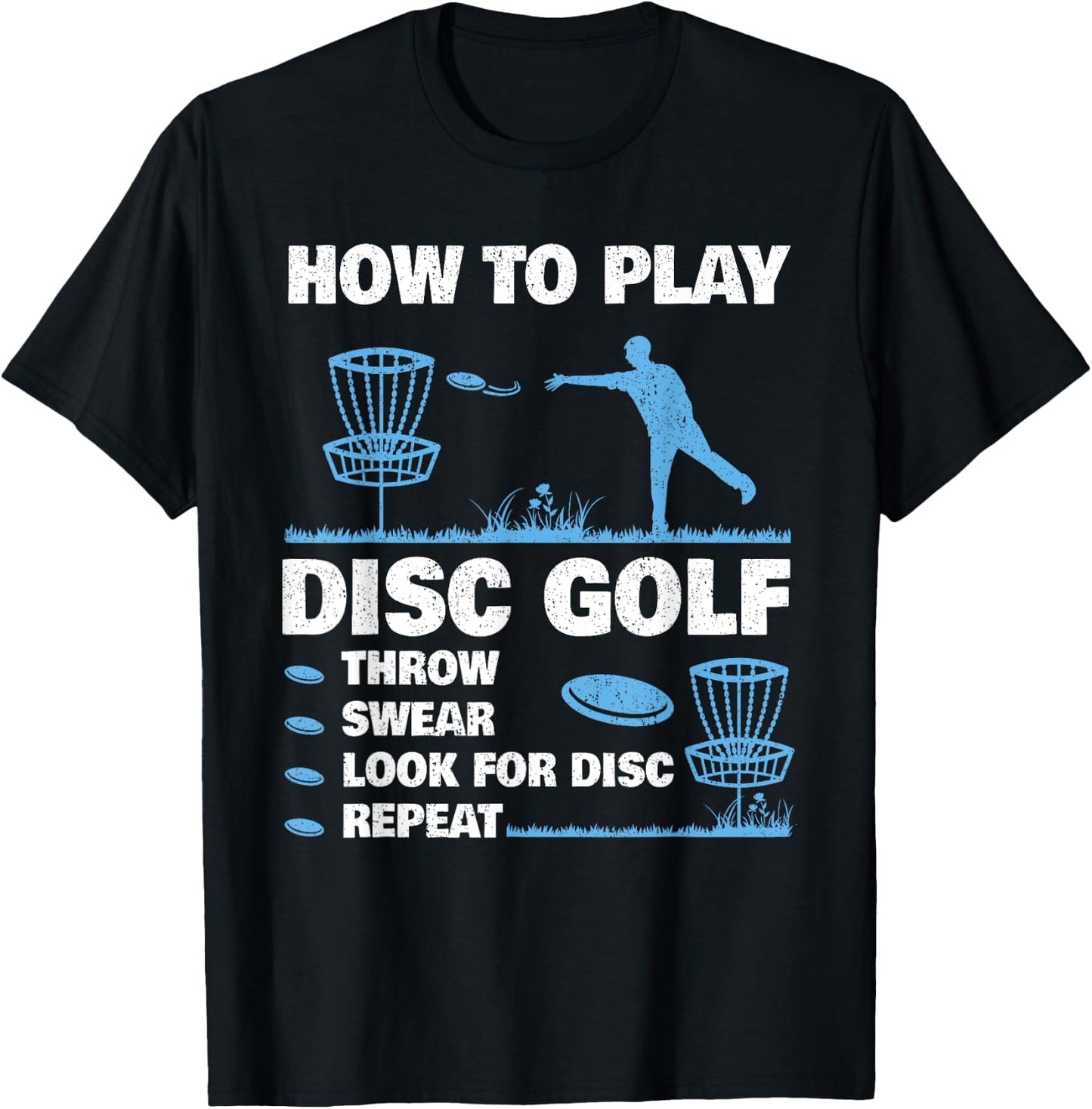Best Disc Golf Women Disc Golf Tournament Player T-Shirt - T-Shirt | Black