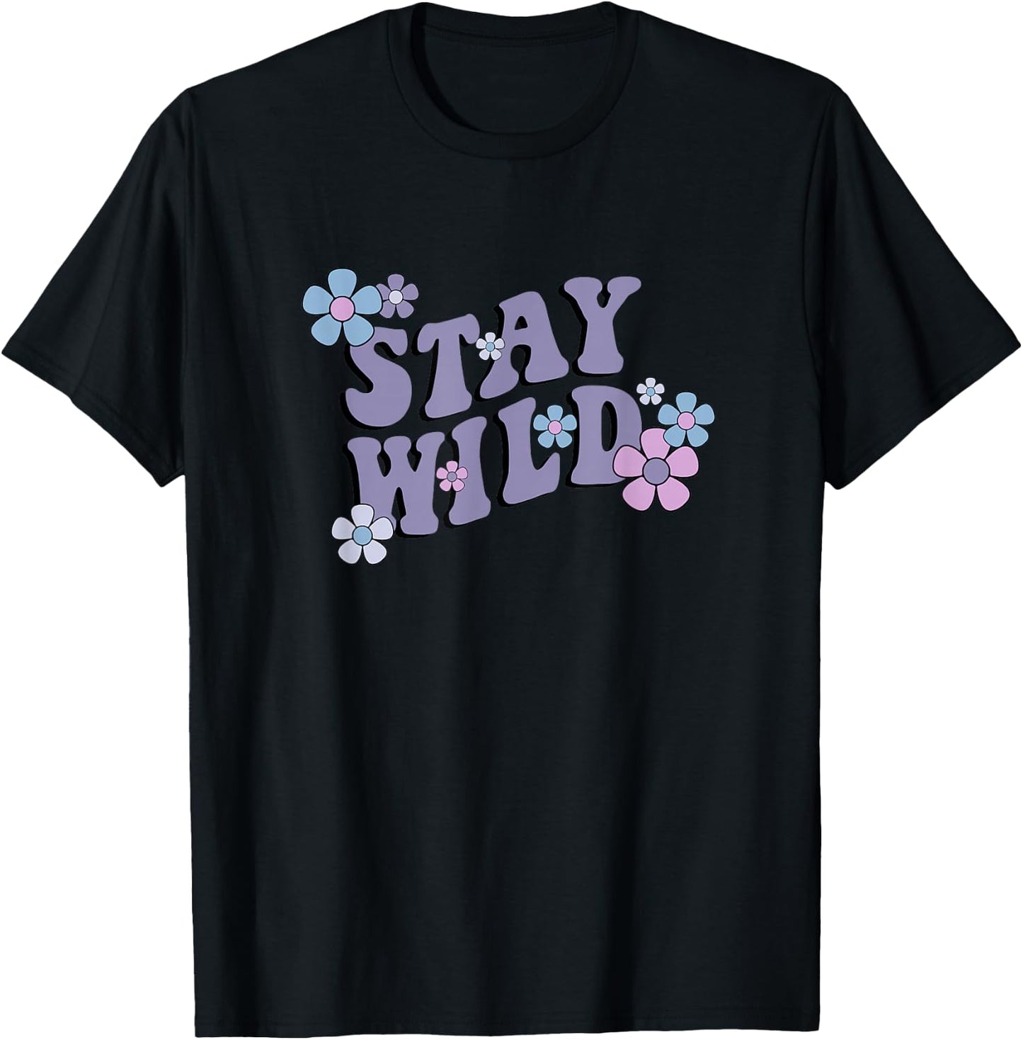 Stay Wild T-Shirt - T-Shirt | Black