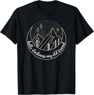Hello Darkness My Old Friend T-Shirt - T-Shirt | Black