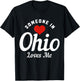 Someone In Ohio Loves Me Cleveland Funny Cute T-Shirt - T-Shirt | Black