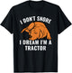 Fox Red Lab Labrador for Mom Dad Kids Funny Snoring T-Shirt - T-Shirt | Black