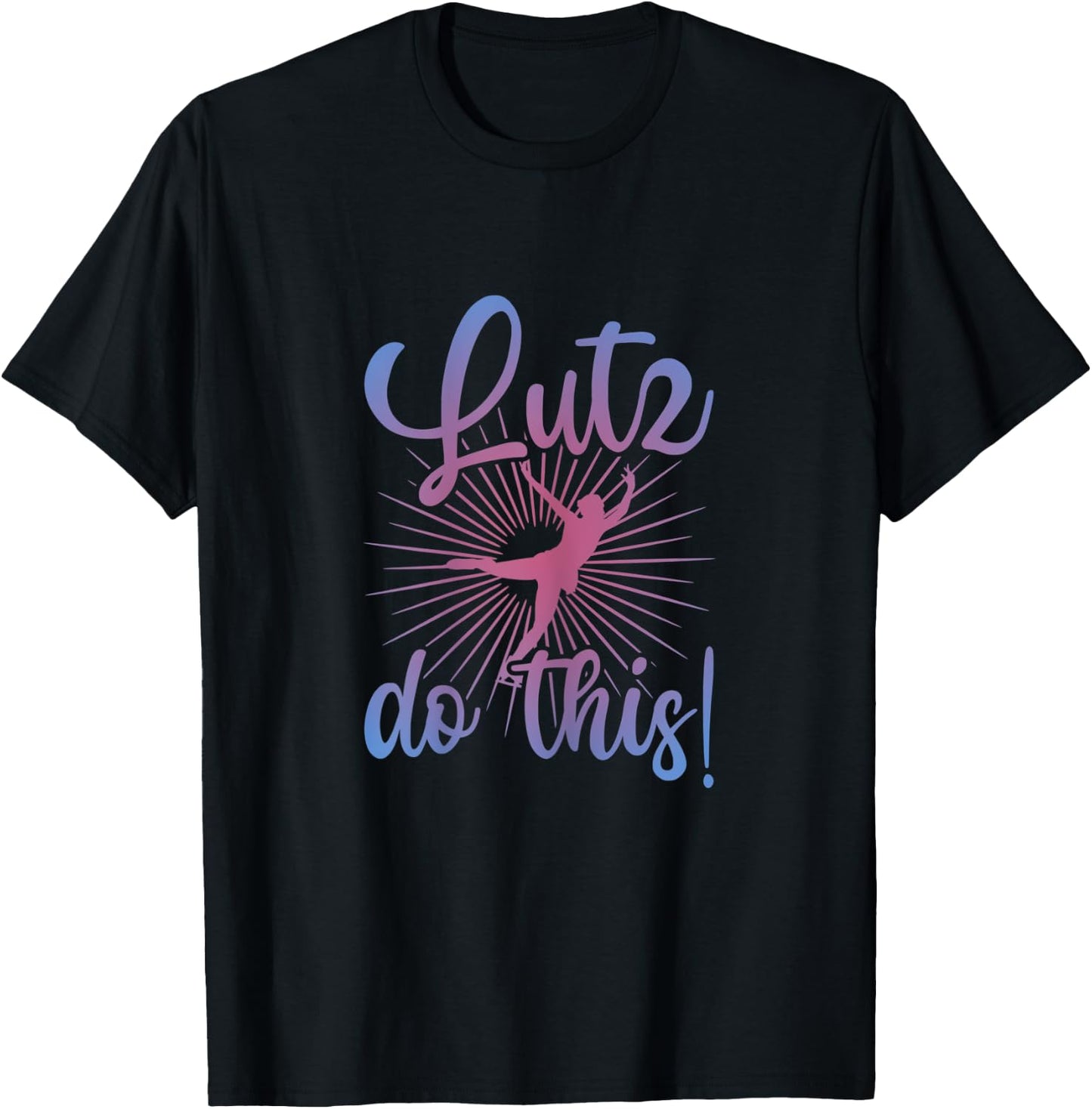 Ice Skating Outfit | Figure Skating Pun T-Shirt - T-Shirt | Black
