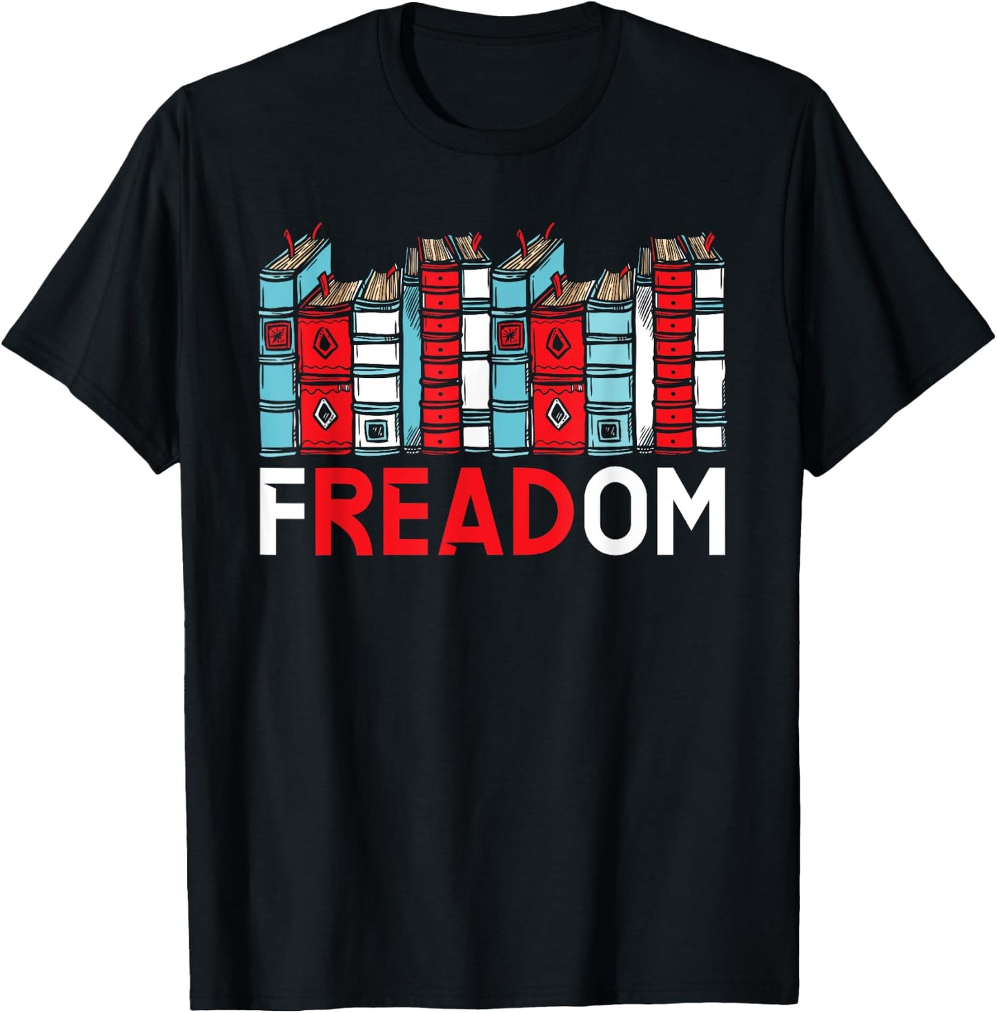 Read Banned Books Bookworm Book Lover Bibliophile T-Shirt - T-Shirt | Black