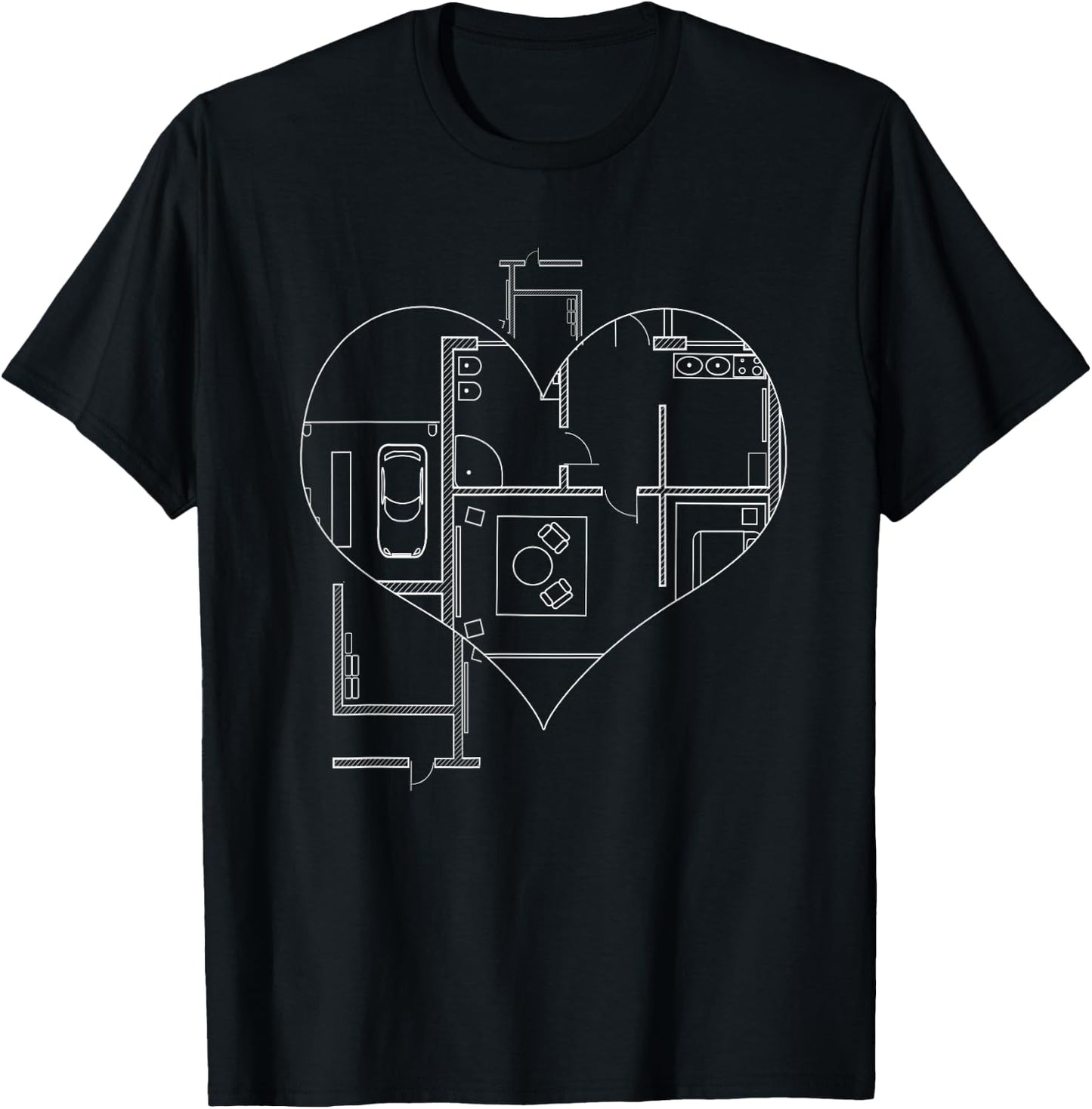 Funny Architect Graduation & Architect Student Architecture T-Shirt - T-Shirt | Black