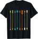 Colorful Arrows - Archery Bowman Bowhunting Archer T-Shirt - T-Shirt | Black