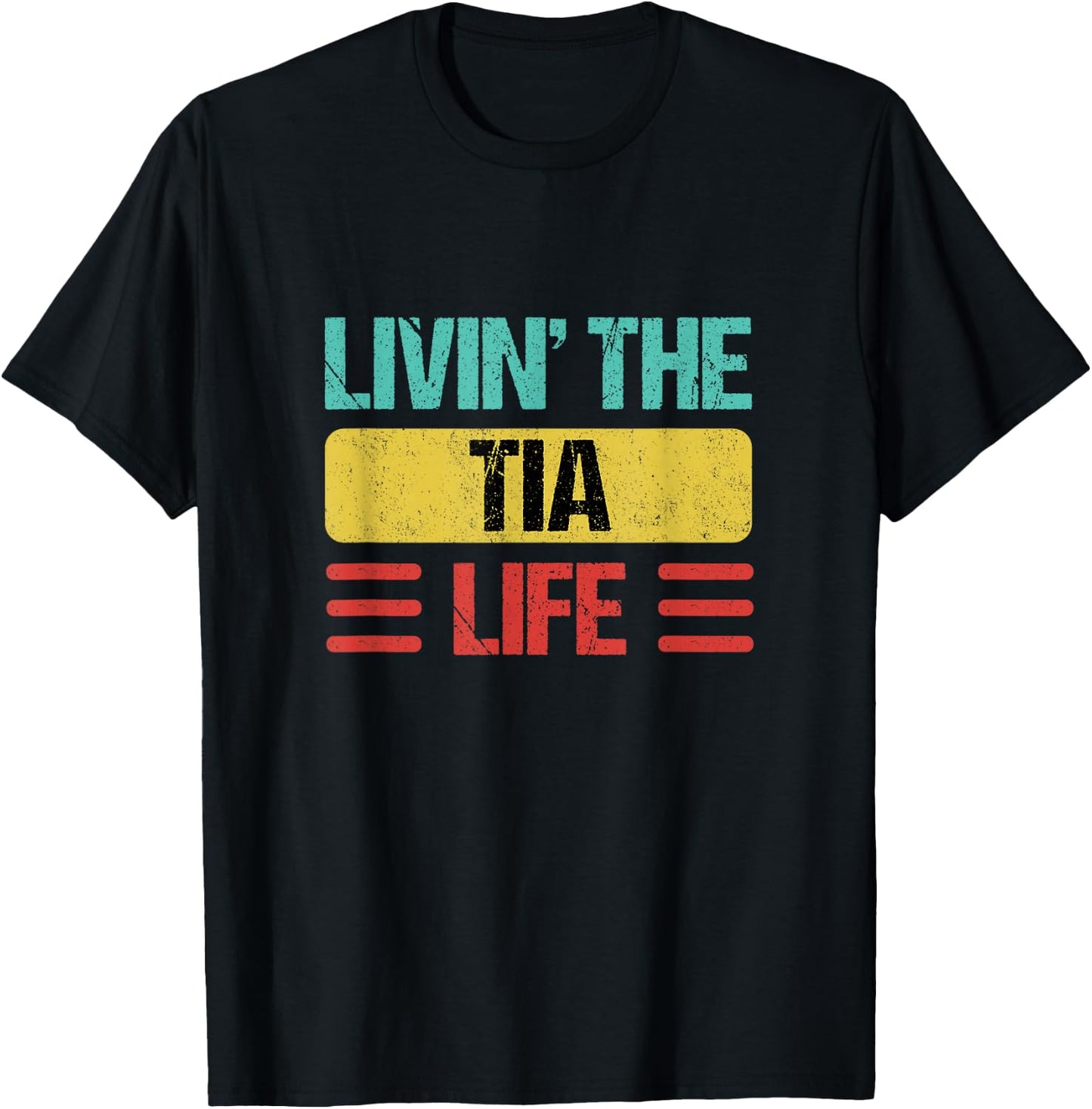 Tia Name T-Shirt - T-Shirt | Black