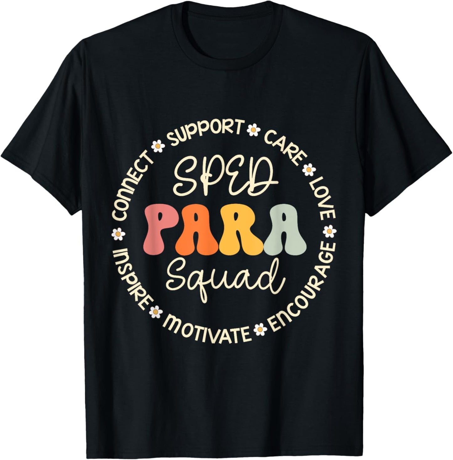 SPED PARA Squad Appreciation Week Back to School T-Shirt - T-Shirt | Black