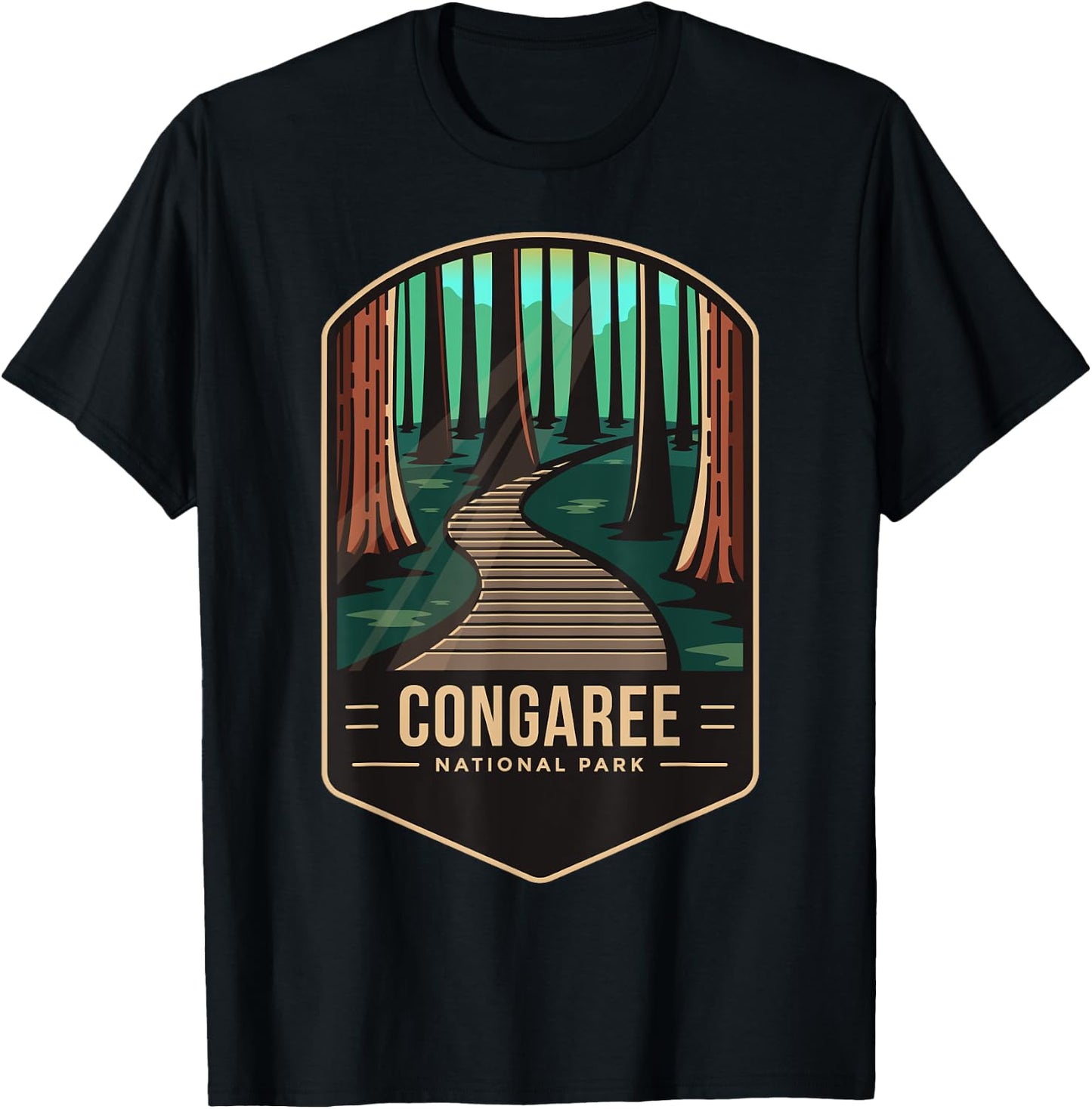 Congaree National Park 2003 South Carolina T-Shirt - T-Shirt | Black