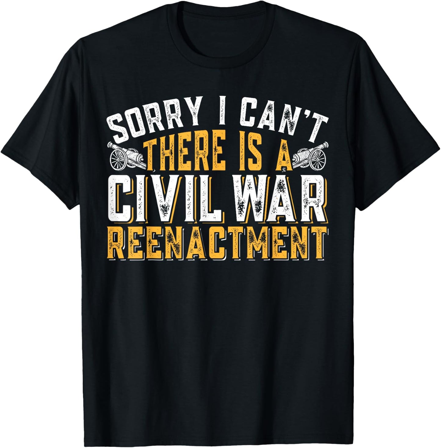 There is a Civil War Reenacting American Civil War Reenactor T-Shirt - T-Shirt | Black