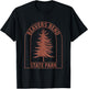 Beavers Bend State Park Oklahoma Vintage Tree T-Shirt - T-Shirt | Black