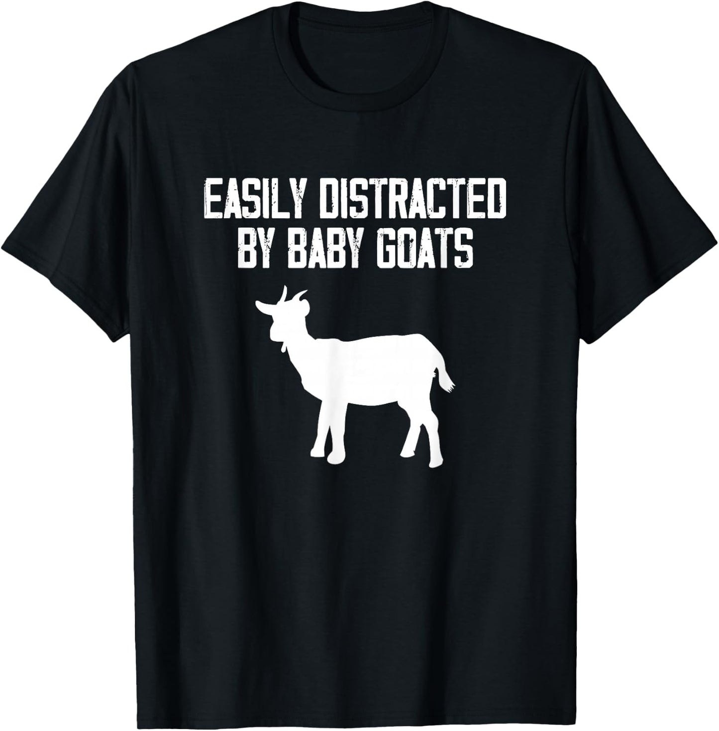 Baby Goat Lover Farm Animal Goat Farming Goat Herder T-Shirt - T-Shirt | Black