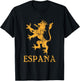 Espana Spain Lion Symbol Spanish Spaniard Pride T-Shirt - T-Shirt | Black