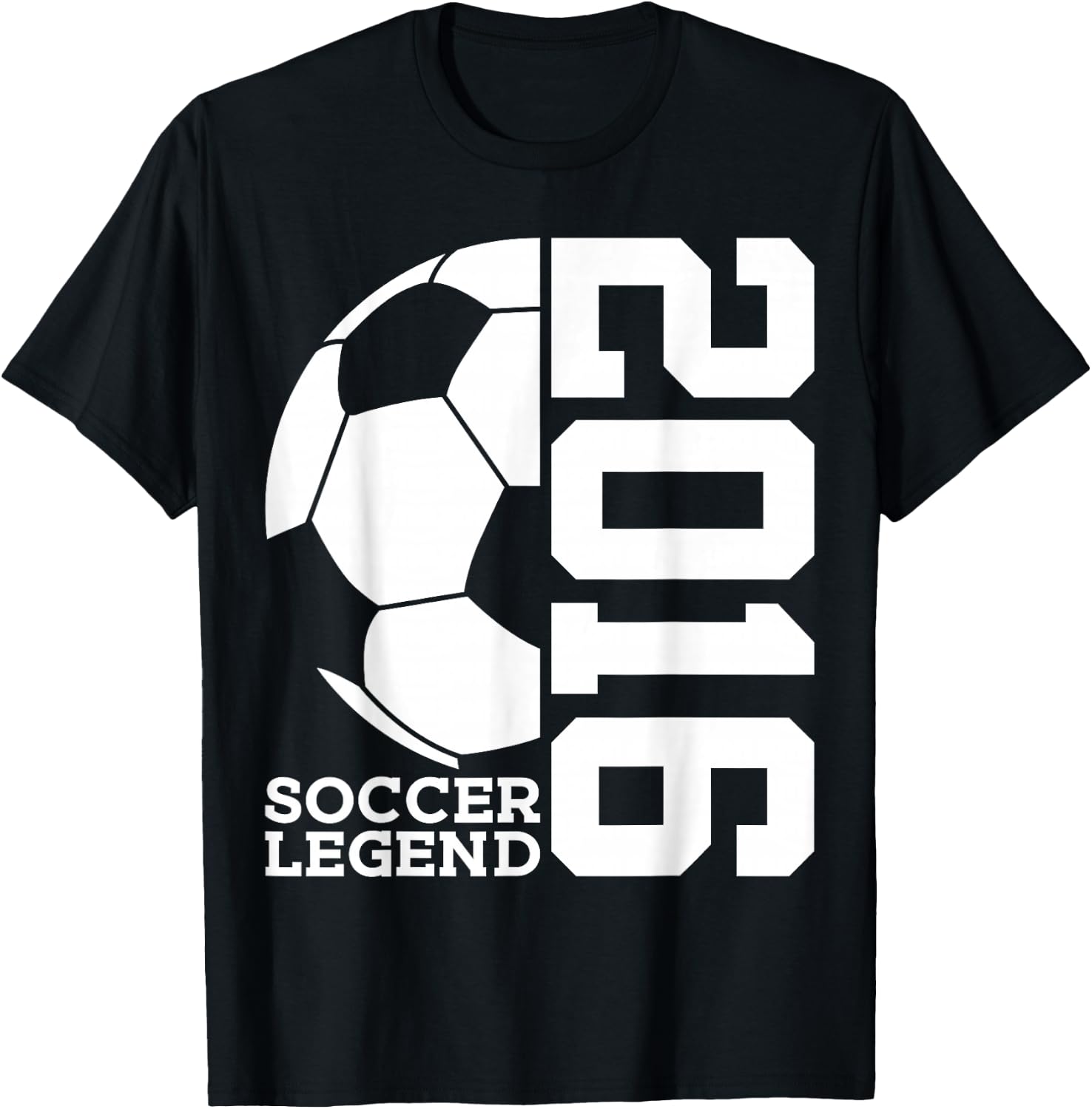 Soccer Legend 2016 10th Birthday Soccer T-Shirt - T-Shirt | Black