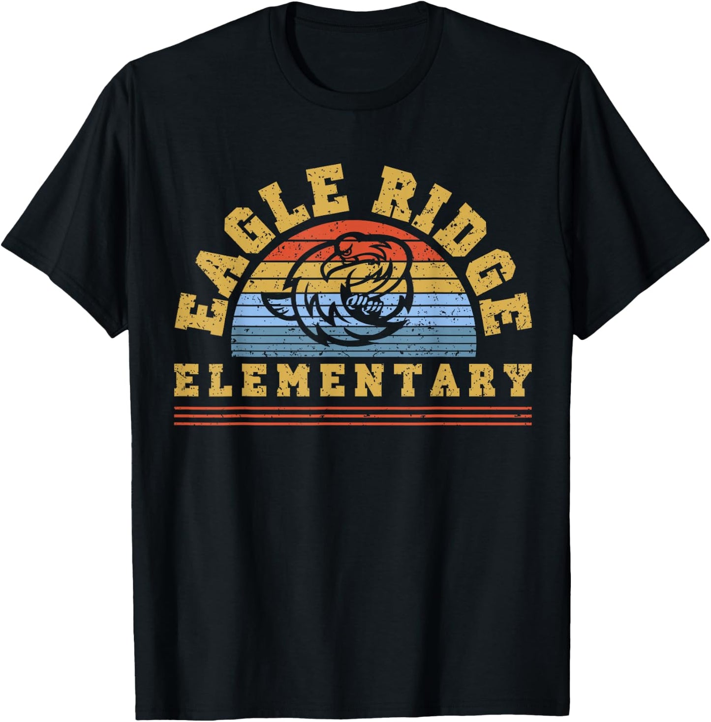 Eagle Ridge Elementary Vintage T-Shirt - T-Shirt | Black