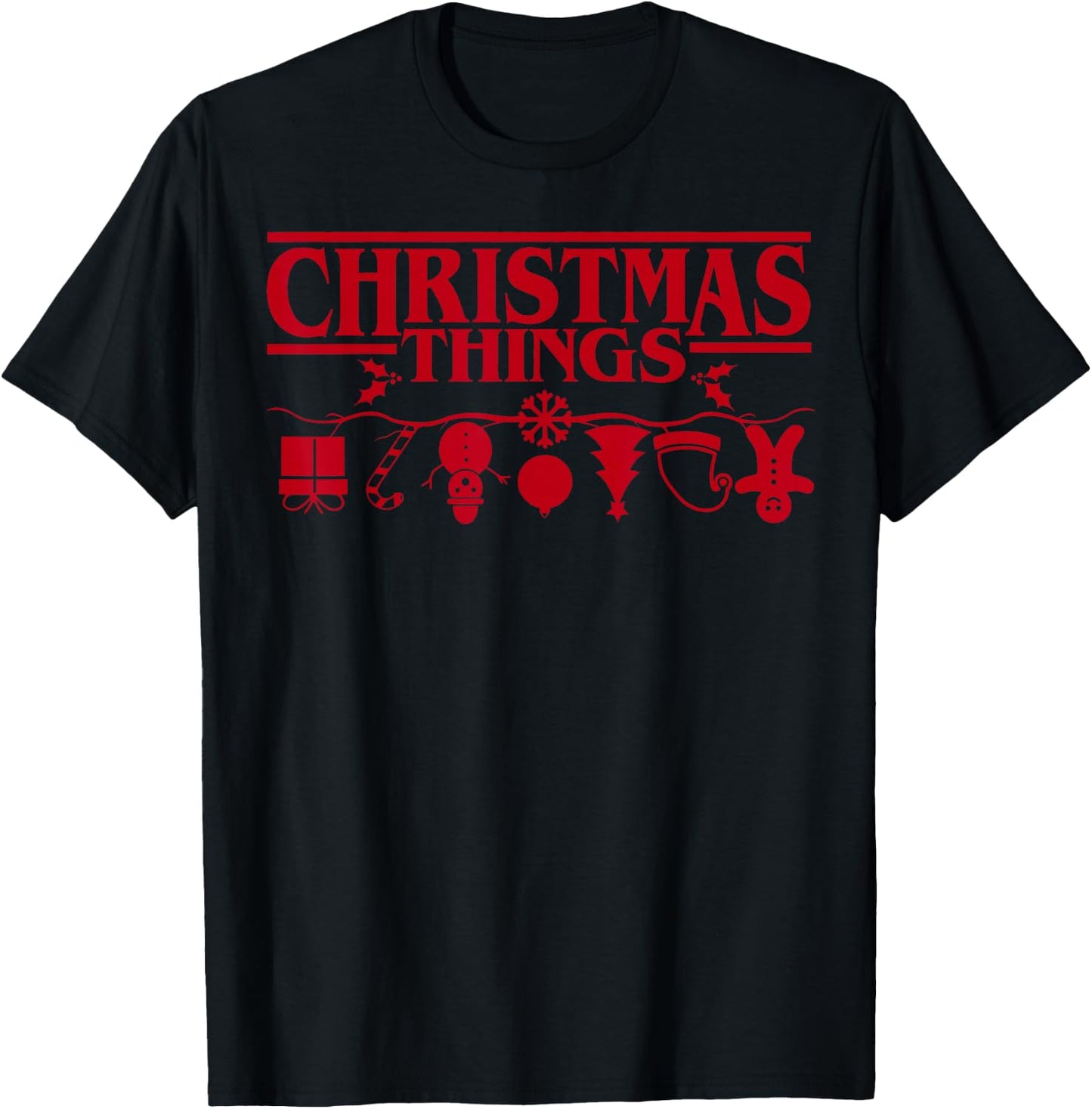 Christmas Things T-Shirt - T-Shirt | Black