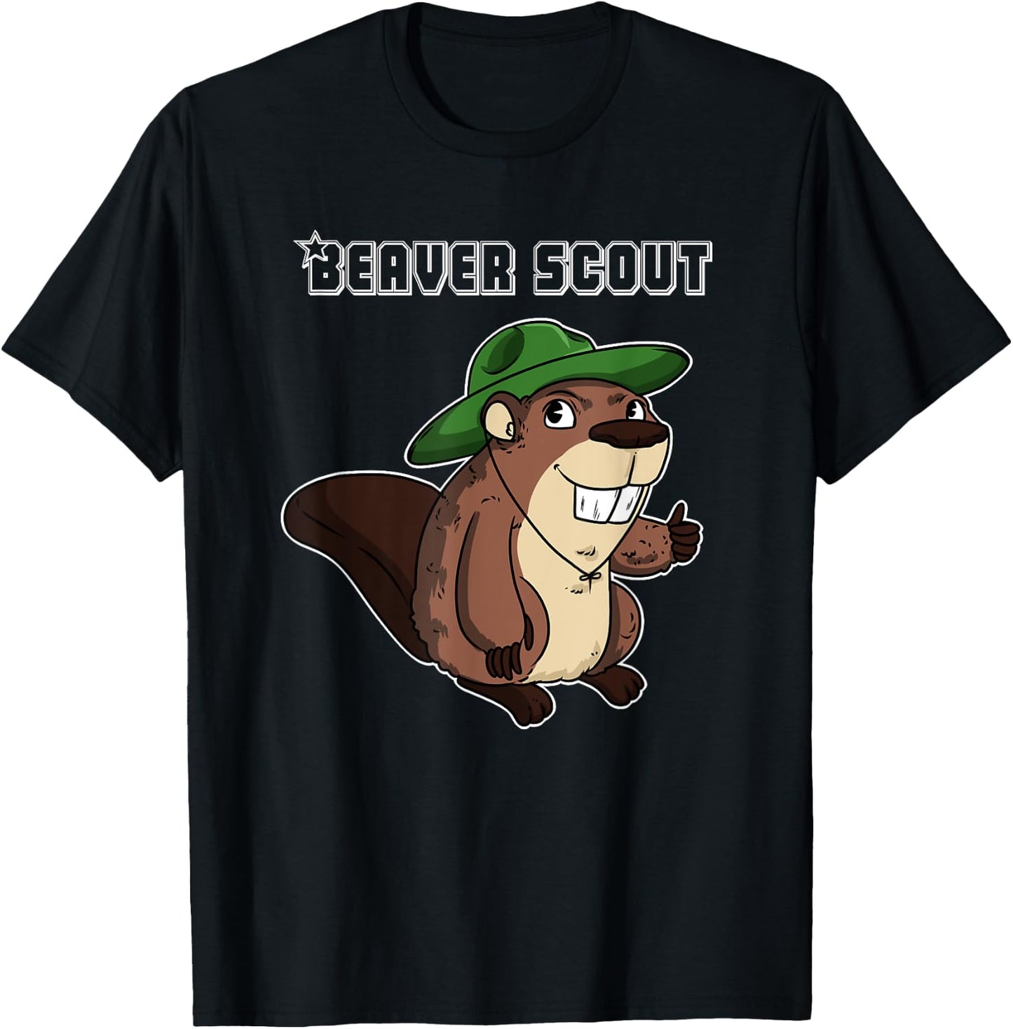 Beaver Scout T-Shirt - T-Shirt | Black