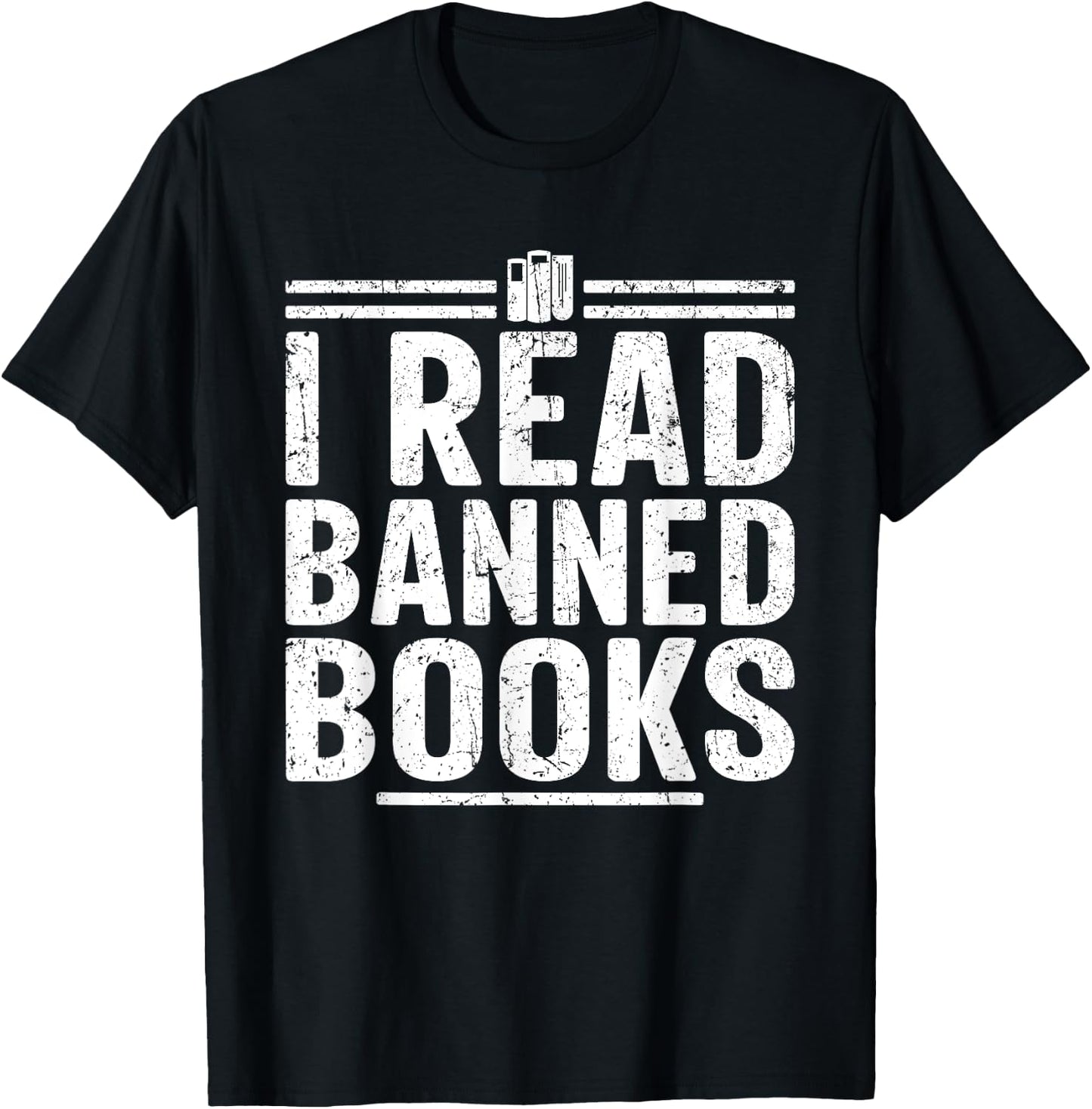 I Read Banned Books Week Librarian Freedom Reader T-Shirt - T-Shirt | Black