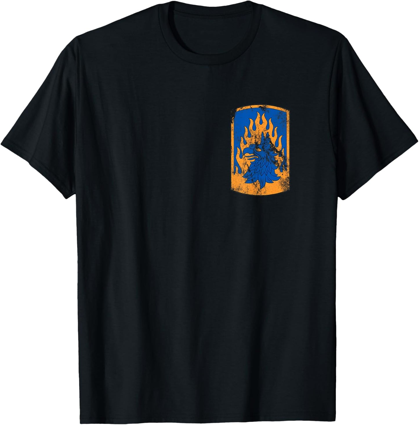 12th Combat Aviation Brigade Patch - 12th CAB Vintage T-Shirt - T-Shirt | Black
