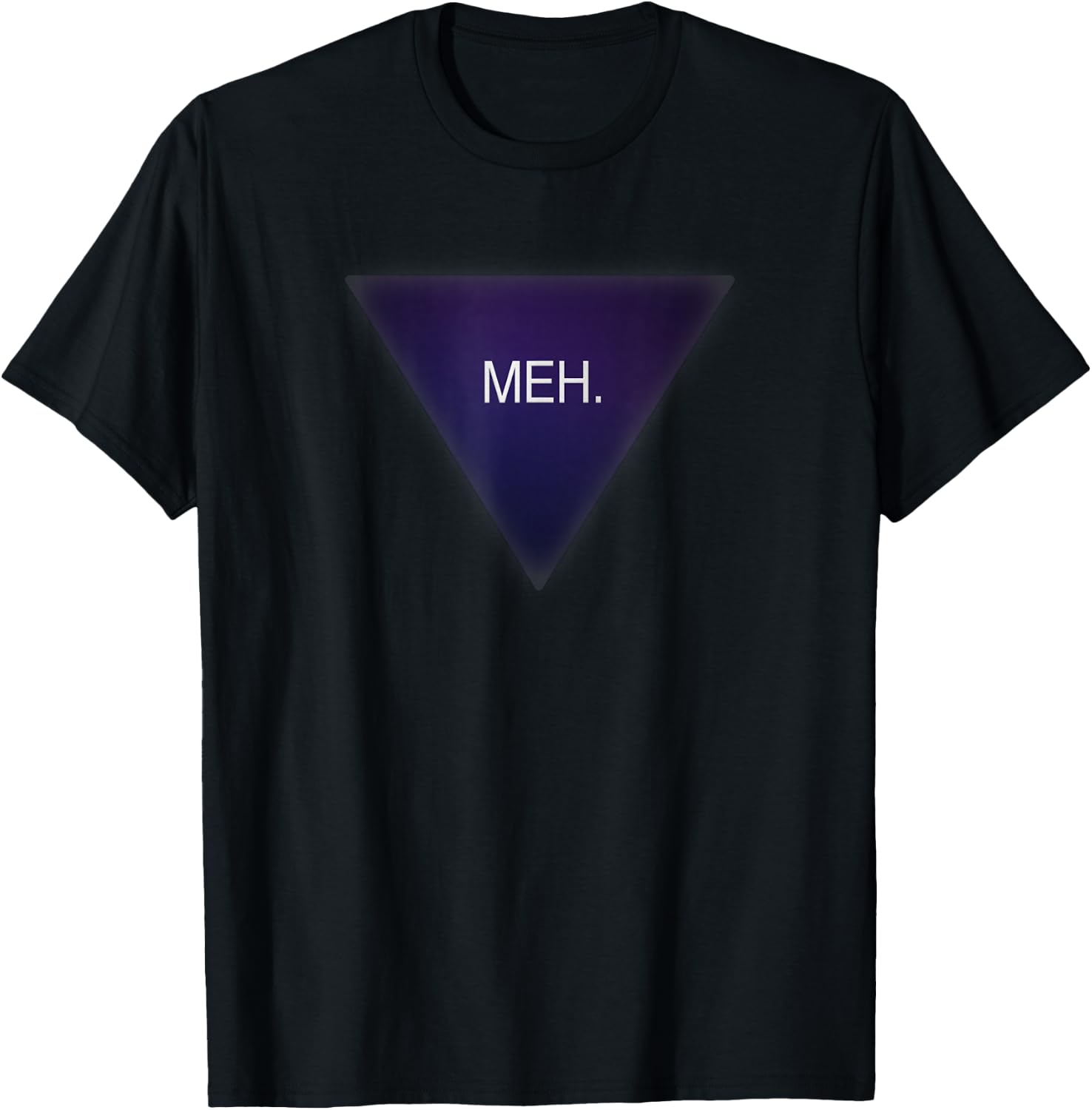 Trendy Meh Magic 8 Ball Answer T-Shirt - T-Shirt | Black