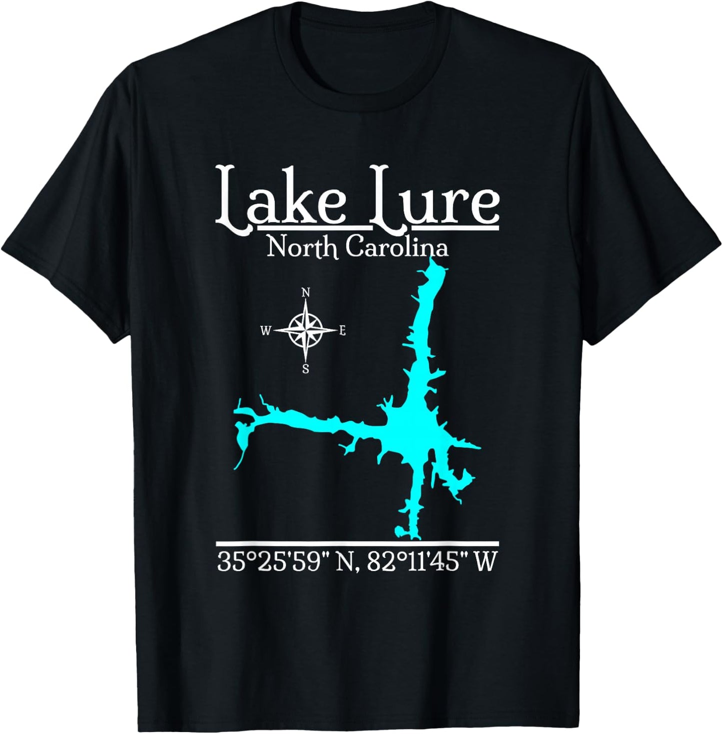 Lake Lure, North Carolina T-Shirt - T-Shirt | Black