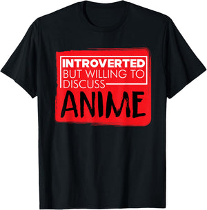 Funny Anime Japanese Animation Lovers Pun Quote Men Women Small T-Shirt - T-Shirt | Black