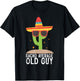 Funny Elderly Man Nacho Average Old Guy Humor Gag Senior T-Shirt - T-Shirt | Black