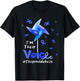 I'm Their Voice Stop Child Abuse Proud Prevention Awareness T-Shirt - T-Shirt | Black