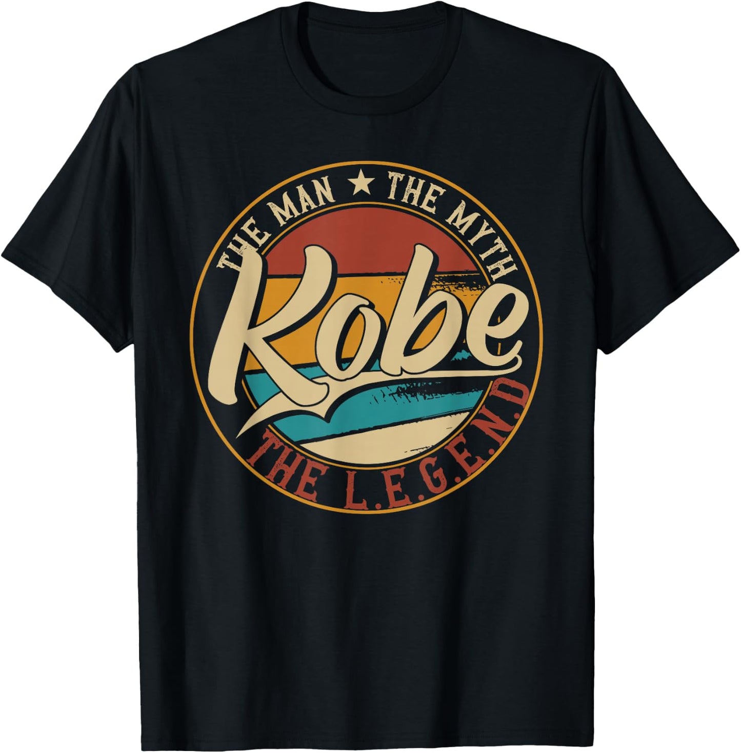 Kobe The man the myth the legend T-Shirt - T-Shirt | Black