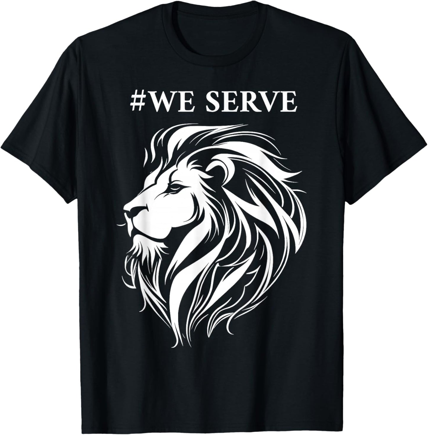 Lions Club International We Serve Lions T-Shirt - T-Shirt | Black