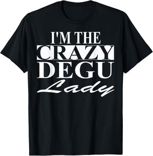 Degu Mom Apparel | Funny Best Moms Design T-Shirt - T-Shirt | Black
