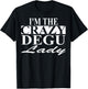 Degu Mom Apparel | Funny Best Moms Design T-Shirt - T-Shirt | Black