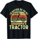Funny Farmer Kids Farm Tractor T-Shirt - T-Shirt | Black
