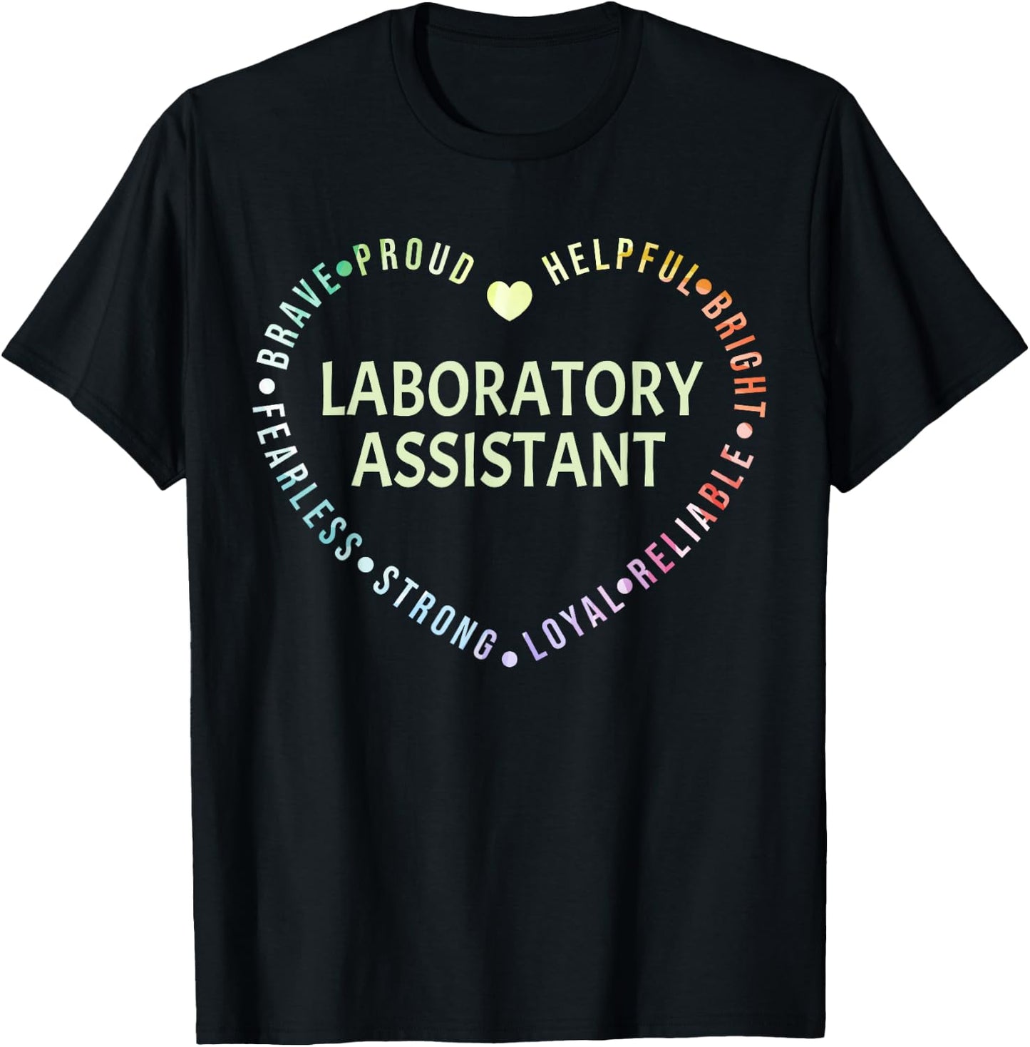 Laboratory Assistant Lab Assistant T-Shirt - T-Shirt | Black