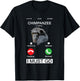 Chimpanzee Is Calling Art Monkey Chimp Ape Animal Novelty T-Shirt - T-Shirt | Black