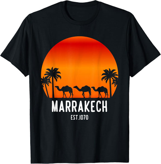 Marrakesh Marrakech Morocco T-Shirt - T-Shirt | Black