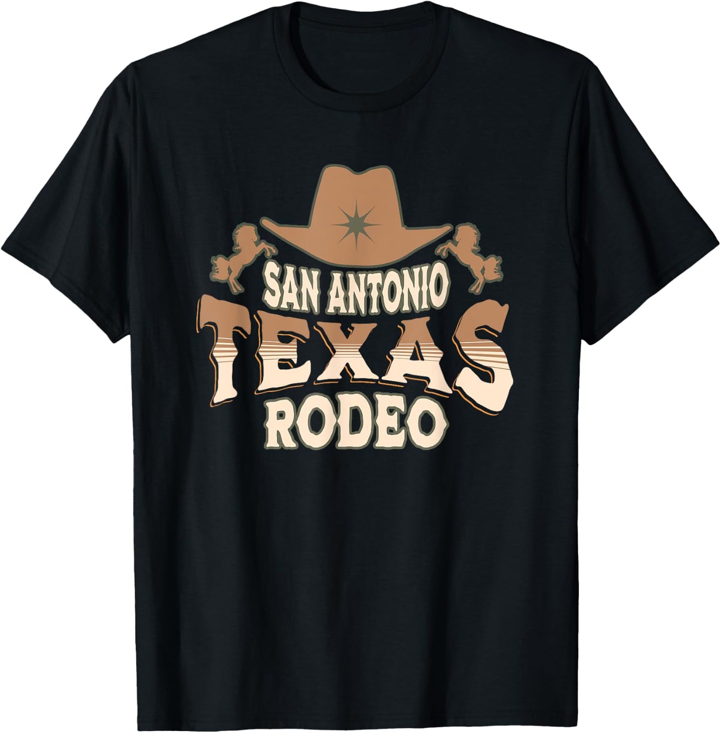 San Antonio Texas Rodeo T-Shirt - T-Shirt | Black