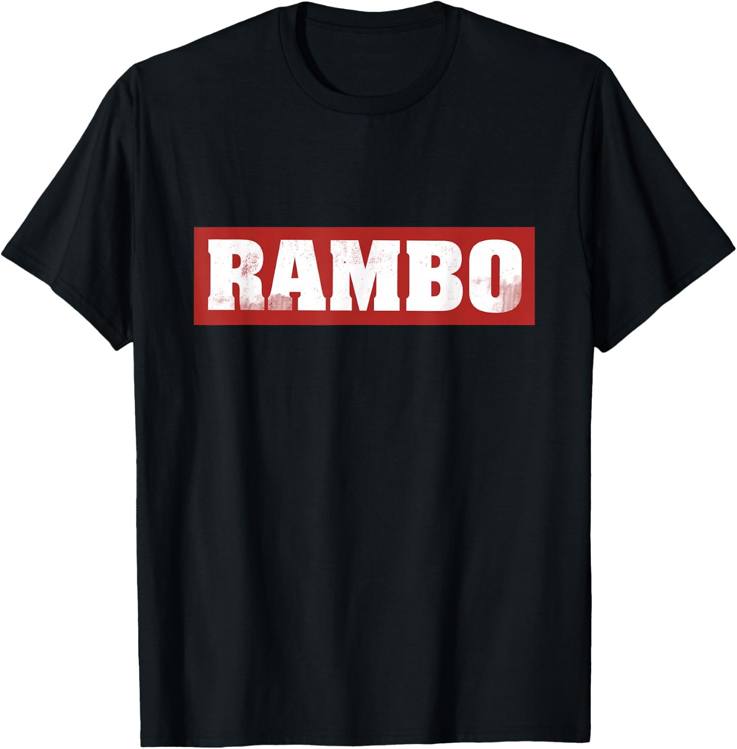 Rambo Classic Logo T-Shirt - T-Shirt | Black