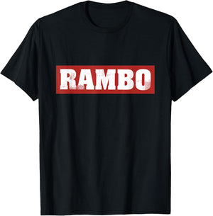 Rambo Classic Logo T-Shirt - T-Shirt | Black