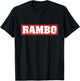 Rambo Classic Logo T-Shirt - T-Shirt | Black