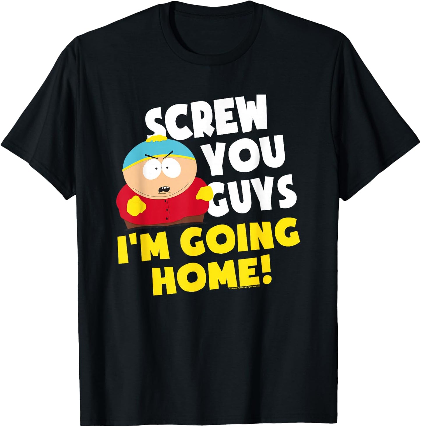 South Park Cartman I'm Going Home T-Shirt - T-Shirt | Black